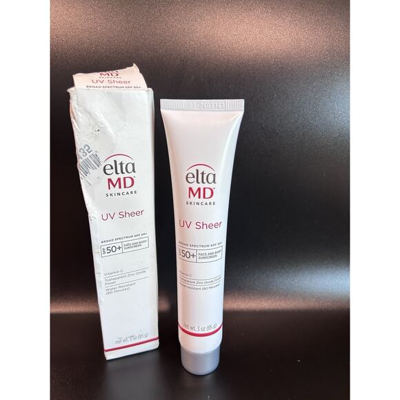 Elta MD Skincare UV Sheer 3oz SPF 50+ Face Body Sunscreen Vitamin C EXP 08/2027 - Picture 1 of 2